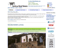 Tablet Screenshot of andros-real-estate.com